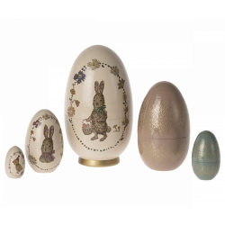 Maileg - Påsk Babushka ägg,  5 st/set
