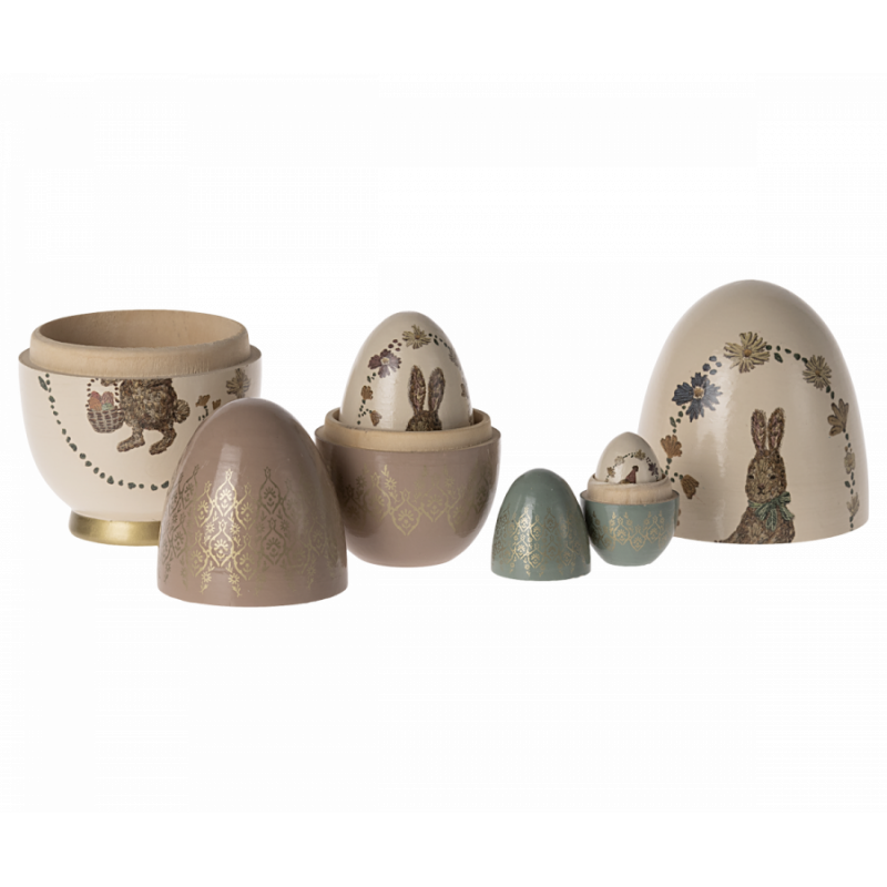 Maileg - Påsk Babushka ägg,  5 st/set