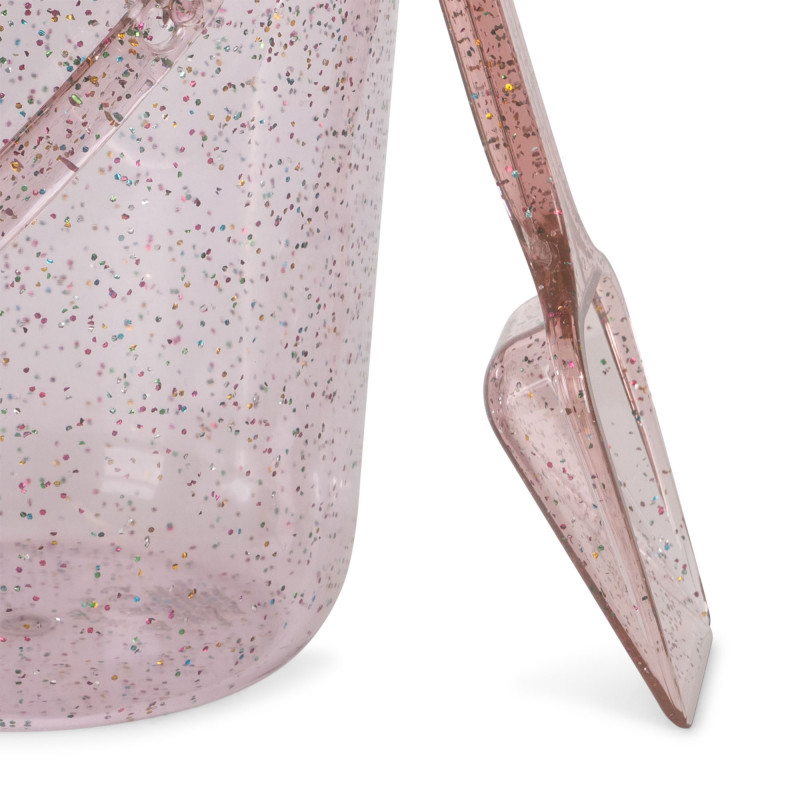Konges slöjd - Strandset, Hink med spade Glitter
