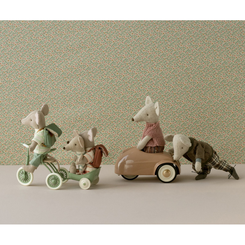Maileg - Tricycle hanger Mouse, green