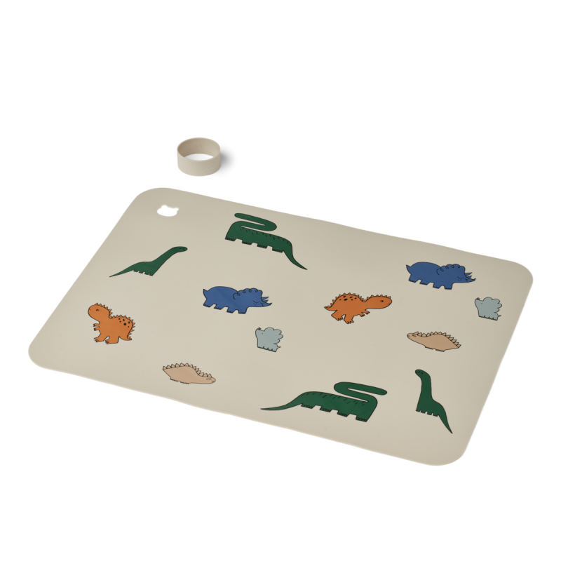 Liewood - Jude Printed Placemat, Dinousaurs
