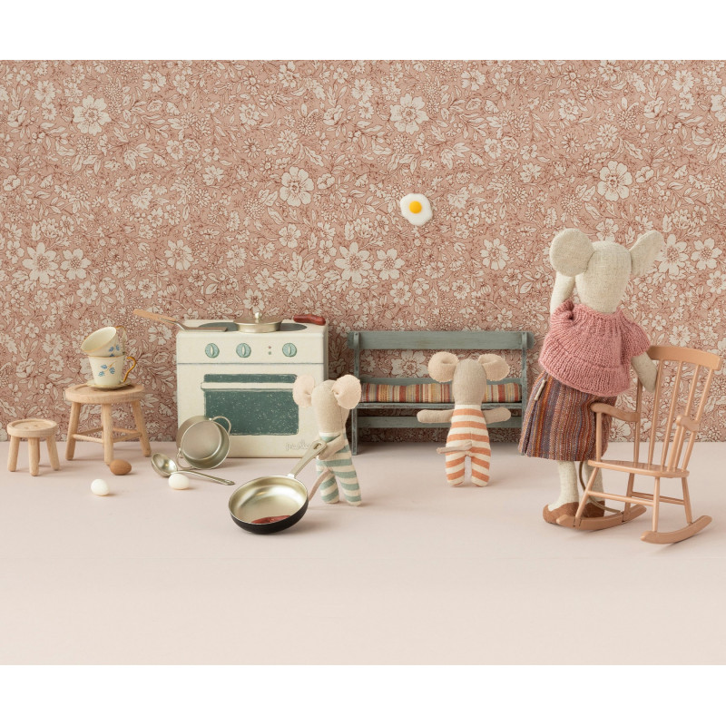 Maileg - Rocking chair Dark powder