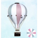 Super Balloon - Luftballong Medium vit/ljusblå/rosa
