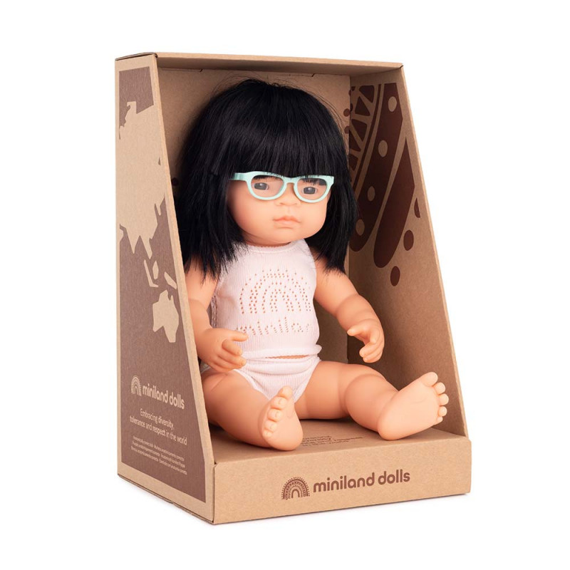 Miniland - Docka Chi, 38 cm