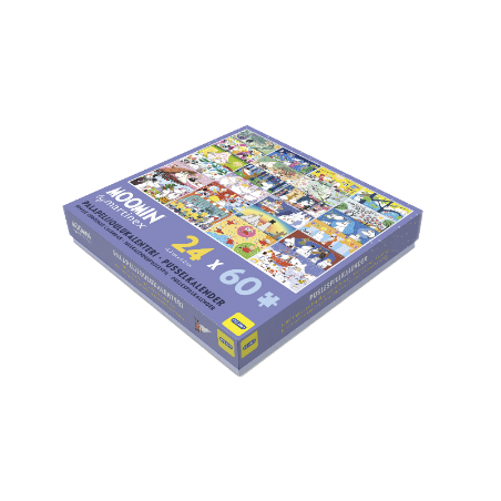 Mumin - Pusseljulkalender 24x60 Bitar