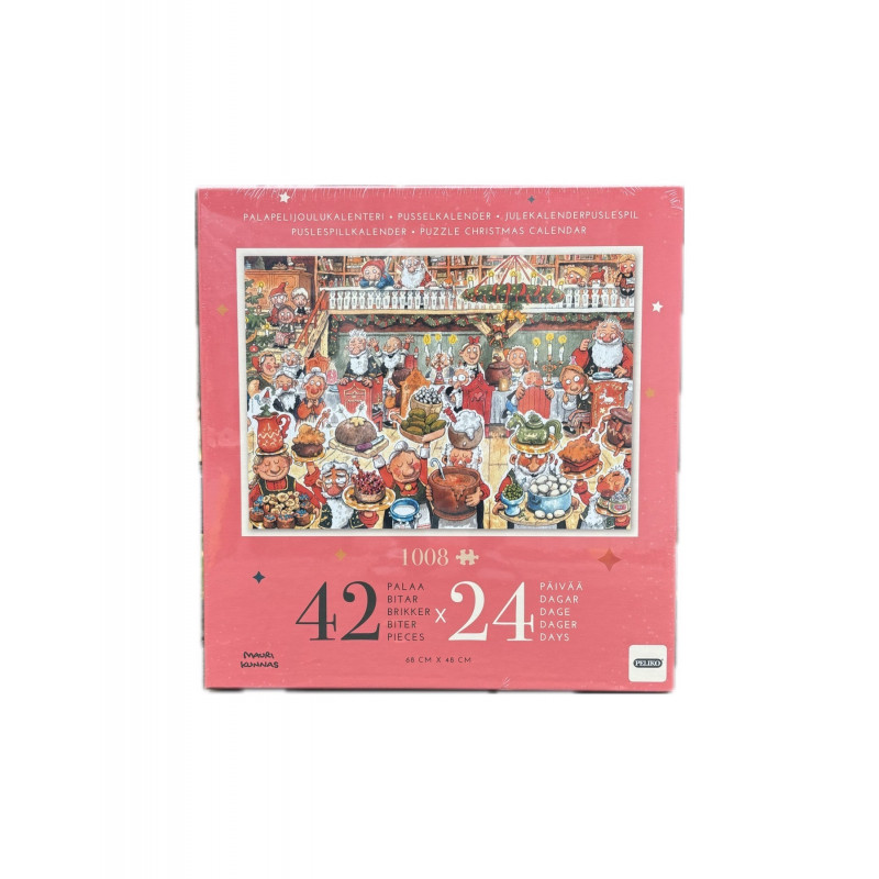 Kunnas Pusselkalender 1008 bitar