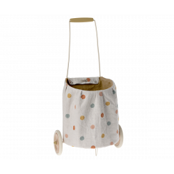 Maileg - Trolley Multi dots, Yellow