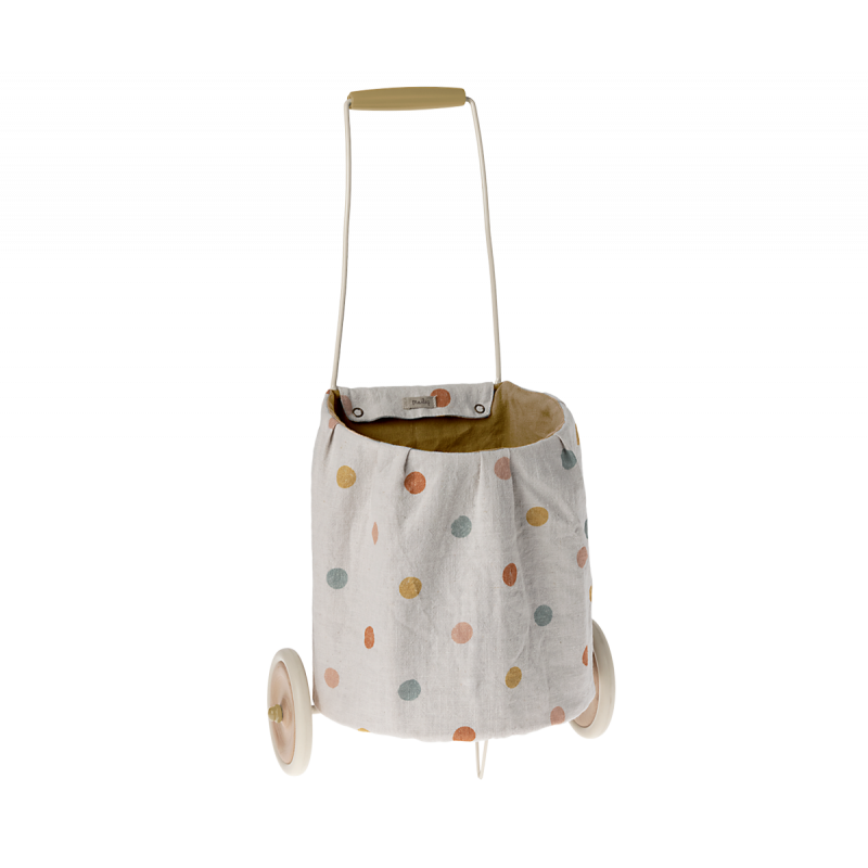 Maileg - Trolley Multi dots, Yellow