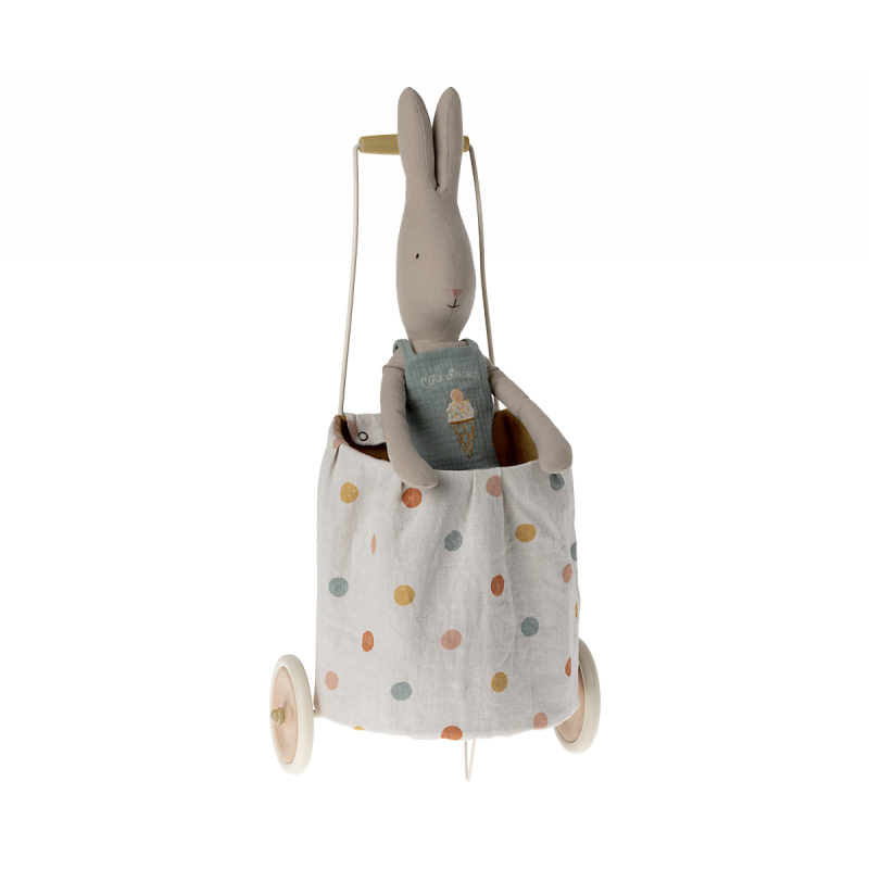 Maileg - Trolley Multi dots, Yellow