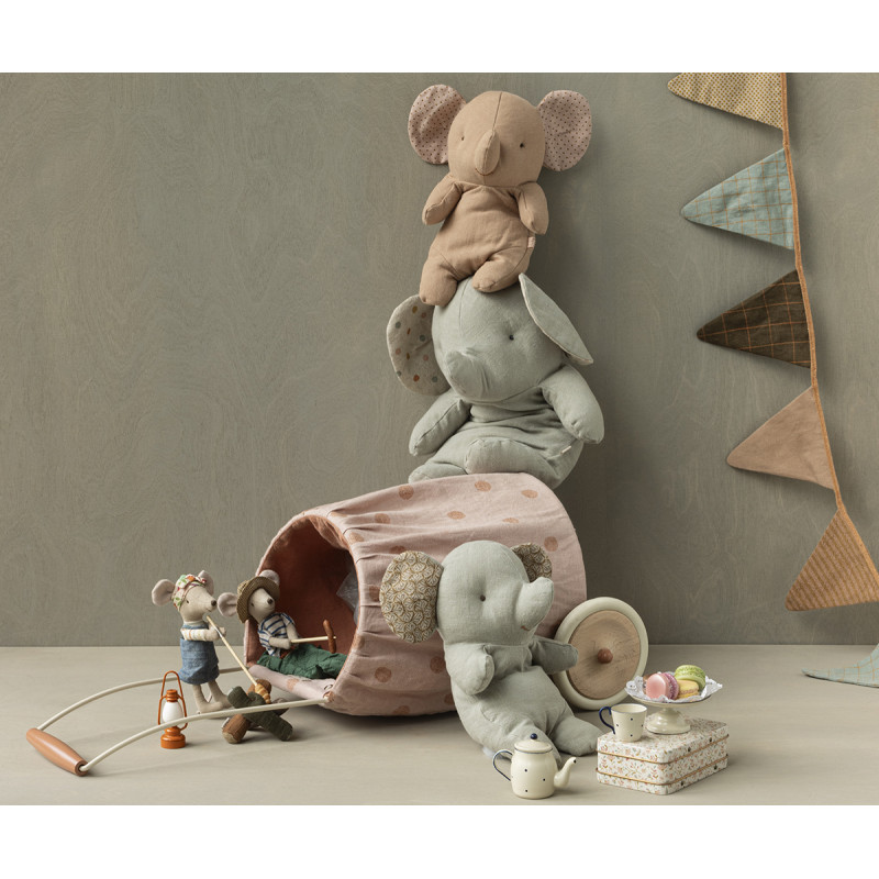 Maileg - Trolley,  Dots Rose