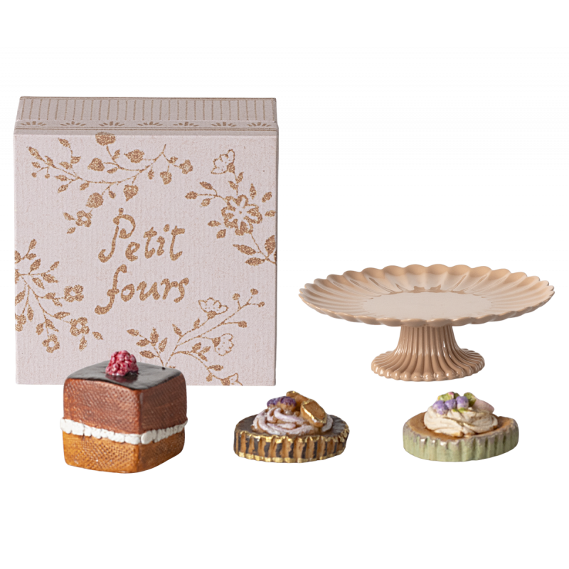Maileg - Tårta och Tårtfat, Mini