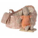 Maileg - Bunny in carry cot, Micro