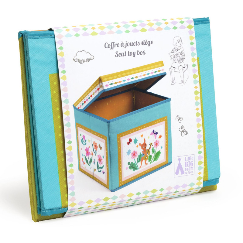 Djeco - Seat Toy Box - Caravan