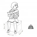 Djeco - Seat Toy Box - Caravan