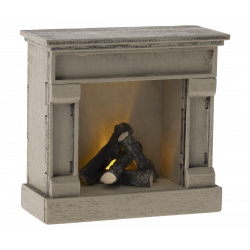Maileg - Miniature fireplace, off white