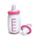 "Rubens Baby - Nappflaska och napp, rosa"