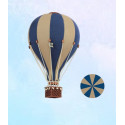 Super Balloon - Luftballong Small marinblå/beige