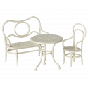 Maileg - Café set, Mouse, Small - Off white