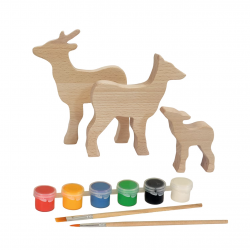 Egmont Toys - DIY rådjursfamilj att måla