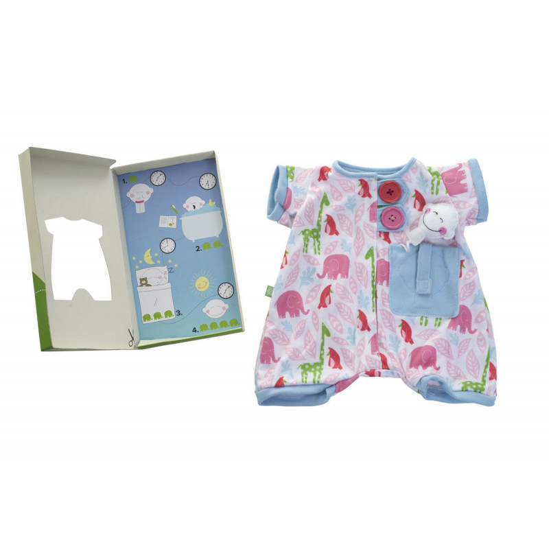 "Rubens Baby - Pocket friends pink pyjamas"