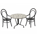 Maileg - Dining table, Set with 2 chairs