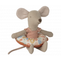 Maileg - Beach mouse with float, Little sister - Flower