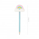 Trendhaus - GOOD FEELINGS Fluffy cloud pencils, 4 assorted