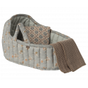 Maileg - Carry cot, Large - Blue
