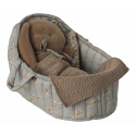 Maileg - Carry cot, Large - Blue