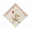 Maileg - Servetter, Happy birthday - Unicorn