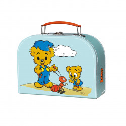 Bamse - Bamse Pappväska, 25 Cm, Turkos