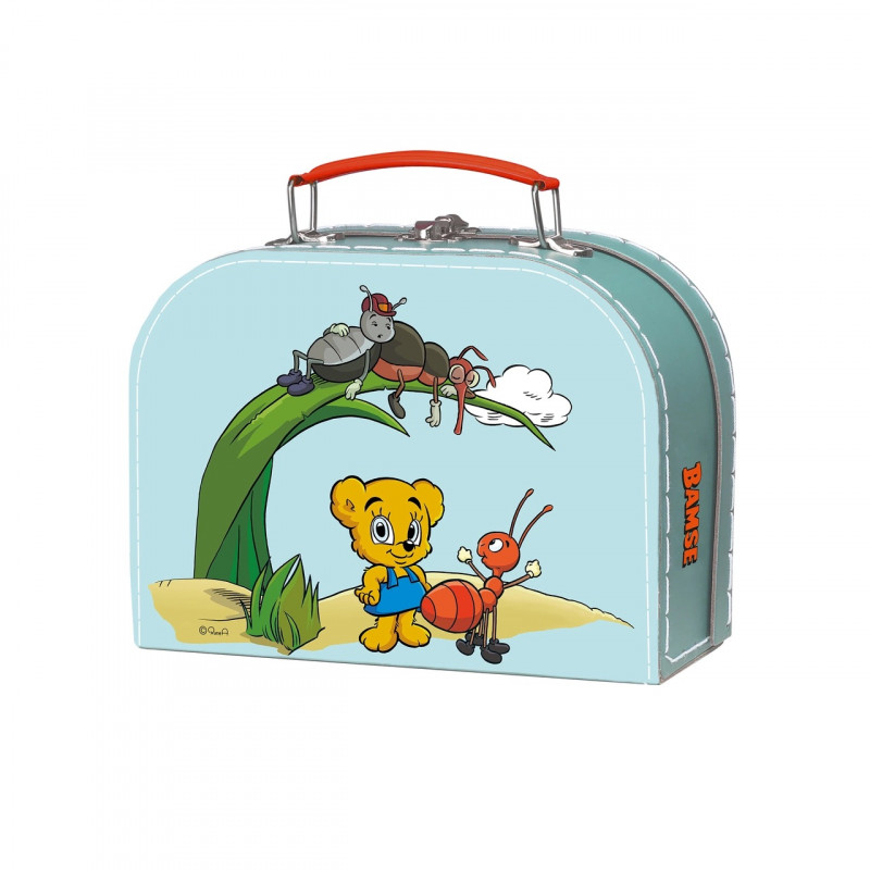 Bamse - Bamse Pappväska, 25 Cm, Turkos