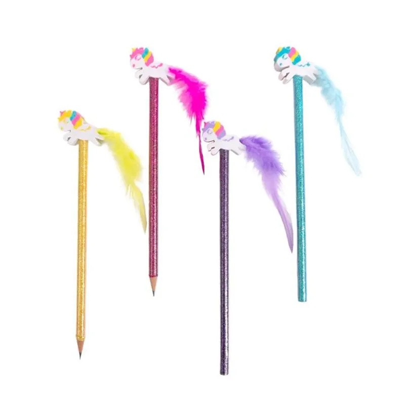 Trendhaus - DREAMLAND Pencil & Eraser, 4 assorted