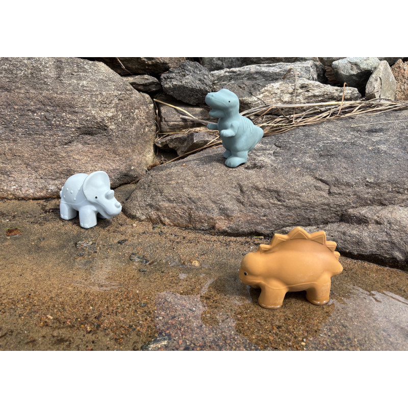Liewood - David gummileksak dino blue multi mix, 3-pack