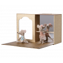 Maileg - Ballet mice in dance studio, Little sister and brother