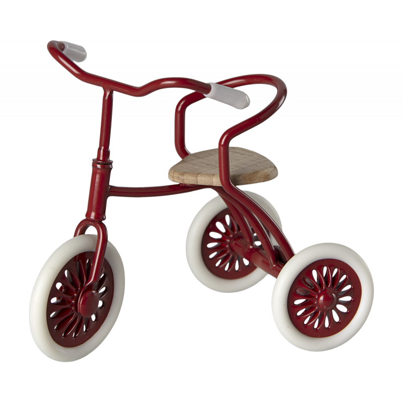 Maileg - Abri à tricycle, Mouse - Röd