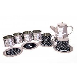 "Pellianni - Tin Tea Set Grey"