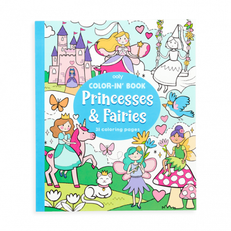 OOLY - Color-in’ Book – Princess & Fairies