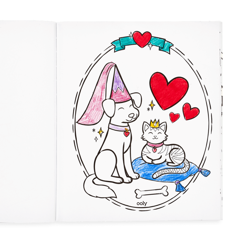 OOLY - Color-in’ Book – Princess & Fairies