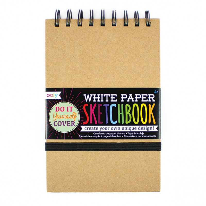 OOLY - DIY Cover Sketchbook – Small White Paper