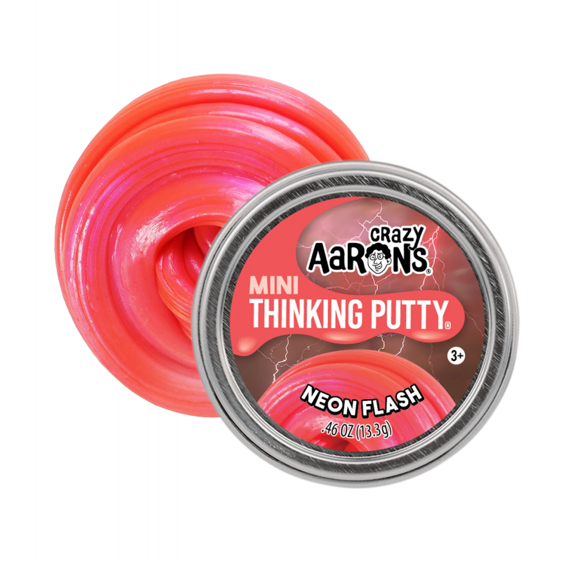 Crazy Aarons - Neon Flash – Mini Thinking Putty
