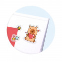 Trendhaus - CAPYBARA HAPPY LIFE Sticker Set, 26 pieces, 3 assorted