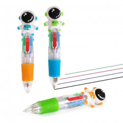 Trendhaus - SPACE ADVENTURE Multi-colour pen with topper, 3 assorted