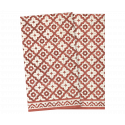 Maileg - Servetter, Mosaic Large - Red