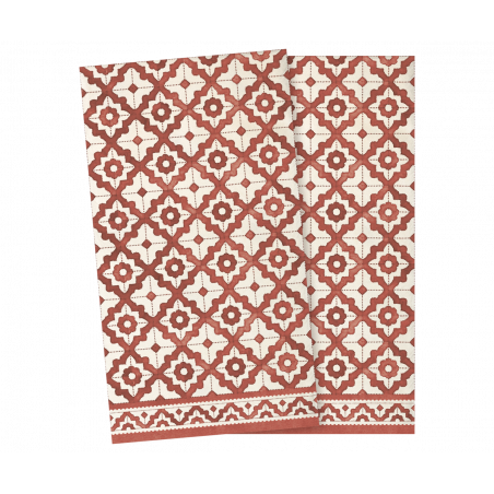 Maileg - Servetter, Mosaic Large - Red