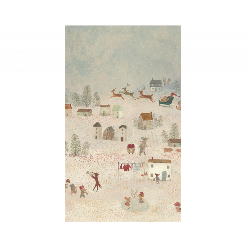Maileg - Presentpapper, Santa is coming