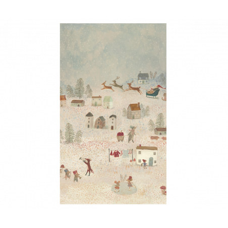 Maileg - Presentpapper, Santa is coming