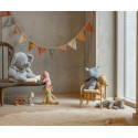 Maileg - Sleeping kitten, Medium - Grey
