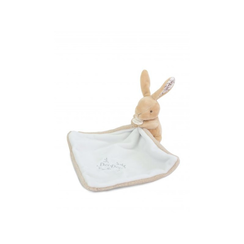 Doudou et Compagnie - BUNNY DOUDOU BUNNY with a comforter beige