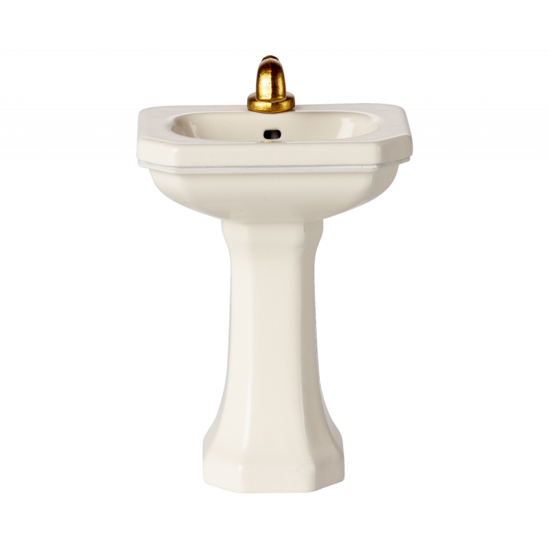 Maileg - Bathroom sink, Mouse - Off white